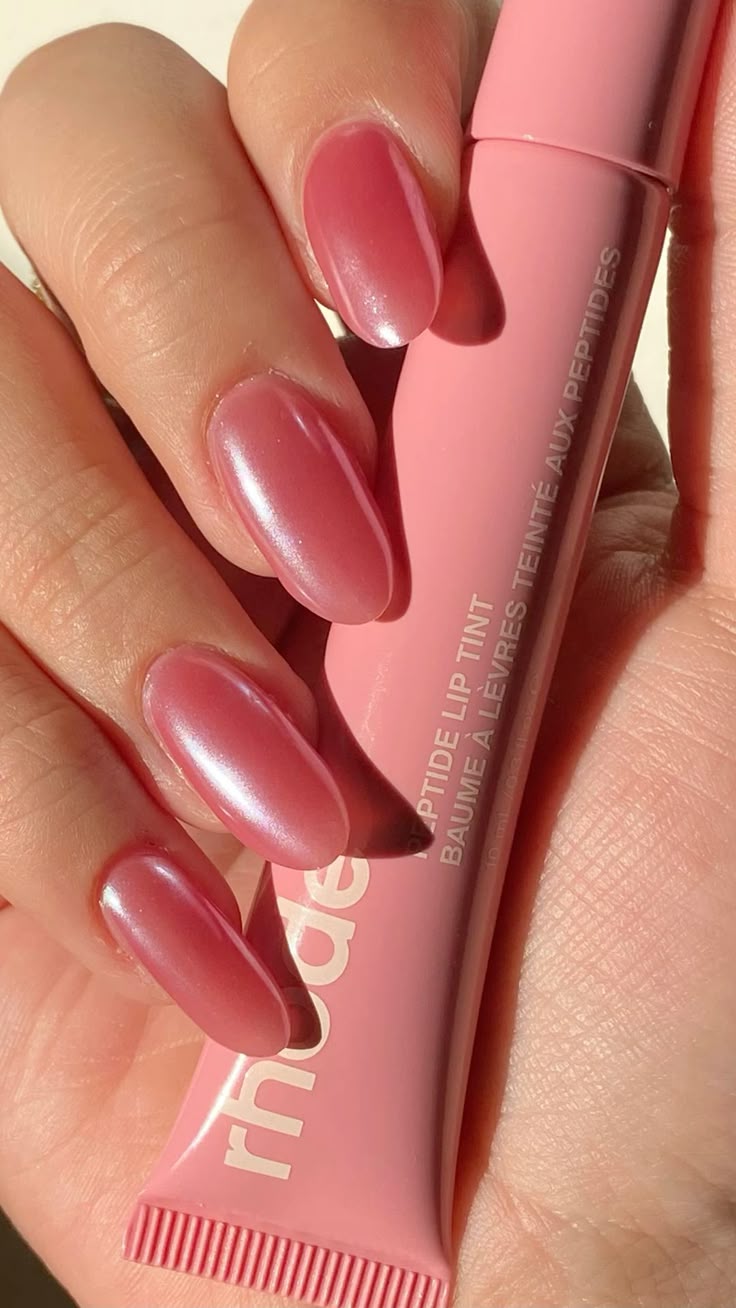 Rosé Pearl – Press-On Nails (Set of 24)